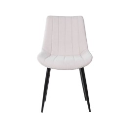 SILLA TAPIZADA METALICA MILA