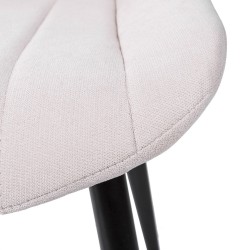 SILLA TAPIZADA METALICA MILA