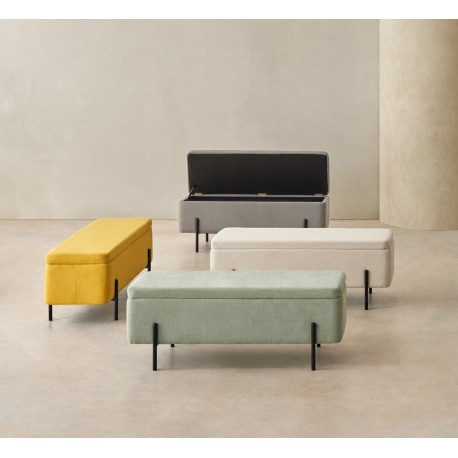 BANQUETA TAPIZADA VIENA CON ALMACENAJE