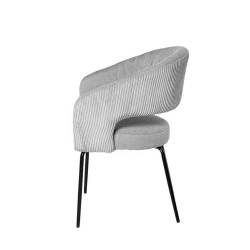 SILLA CON BRAZOS ELEONOR DE TERCIOPELO