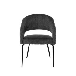 SILLA CON BRAZOS ELEONOR DE TERCIOPELO