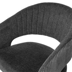 SILLA CON BRAZOS ELEONOR DE TERCIOPELO