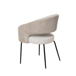 SILLA CON BRAZOS ELEONOR DE TERCIOPELO