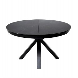 MESA REDONDA EXTENSIBLE ZURI DE PORCELANICO