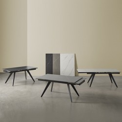 MESA EXTENSIBLE KELLY DE PORCELANICO