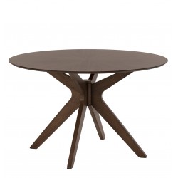 MESA REDONDA CARMEL DE 120 CM. DE MADERA