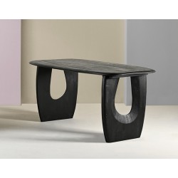 MESA WAZIR DE MADERA DE ACACIA MACIZA
