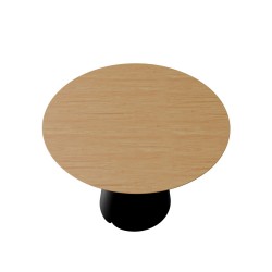 MESA MODERNA DAISY DE MADERA Y METAL