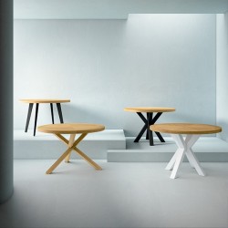 MESA DE DISEÑO MINERVA DE CHAPA ROBLE