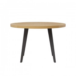 MESA DE DISEÑO AMANDA DE CHAPA ROBLE Y ACERO