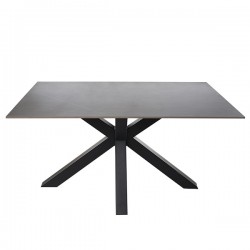 MESA JOYCE DE PORCELANICO Y ACERO