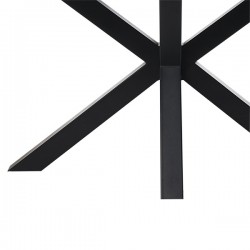 MESA JOYCE DE PORCELANICO Y ACERO