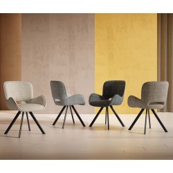 SILLA CON BRAZOS ASTRID DE ESTILO MINIMALISTA