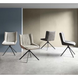 SILLA ALESSIA CON PATAS PIRAMIDALES