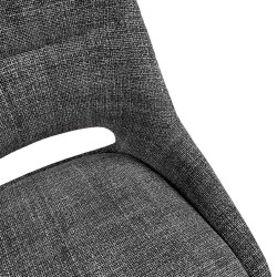 SILLA ACOLCHADA CALLIE CON EL RESPALDO ABIERTO