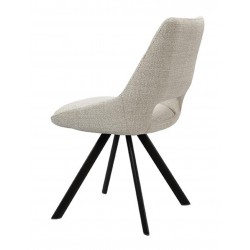 SILLA ACOLCHADA CALLIE CON EL RESPALDO ABIERTO