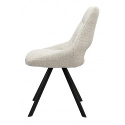 SILLA ACOLCHADA CALLIE CON EL RESPALDO ABIERTO