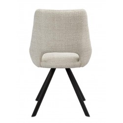 SILLA ACOLCHADA CALLIE CON EL RESPALDO ABIERTO