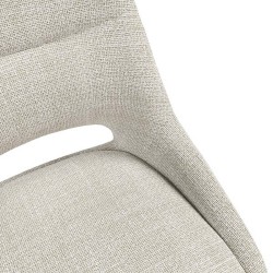 SILLA ACOLCHADA CALLIE CON EL RESPALDO ABIERTO