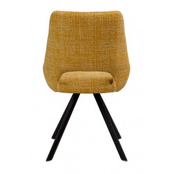 SILLA ACOLCHADA CALLIE CON EL RESPALDO ABIERTO