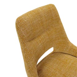 SILLA ACOLCHADA CALLIE CON EL RESPALDO ABIERTO