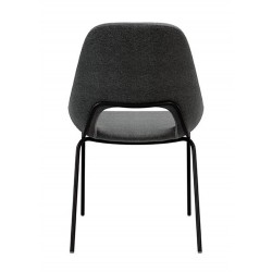 SILLA TAPIZADA SIMONA CON EL RESPALDO ABIERTO