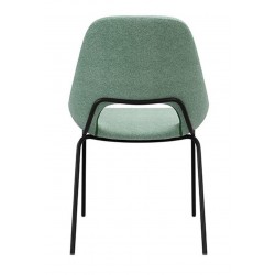 SILLA TAPIZADA SIMONA CON EL RESPALDO ABIERTO