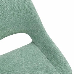 SILLA TAPIZADA SIMONA CON EL RESPALDO ABIERTO