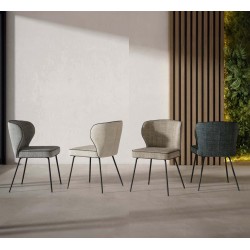 SILLA TAPIZADA MAYRA