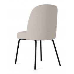 SILLA TAPIZADA MAXIME CON PATAS DE ACERO