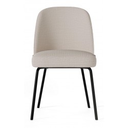 SILLA TAPIZADA MAXIME CON PATAS DE ACERO