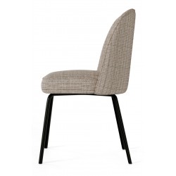 SILLA TAPIZADA MAXIME CON PATAS DE ACERO