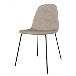 SILLA TAPIZADA DANA CON PATAS DE ACERO