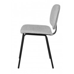 SILLA TAPIZADA WINONA CON PESPUNTE EN CRUZ