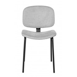 SILLA TAPIZADA WINONA CON PESPUNTE EN CRUZ