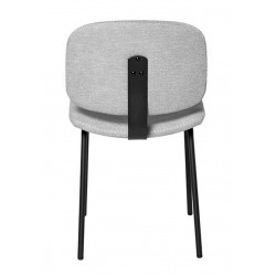 SILLA TAPIZADA WINONA CON PESPUNTE EN CRUZ