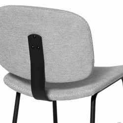 SILLA TAPIZADA WINONA CON PESPUNTE EN CRUZ