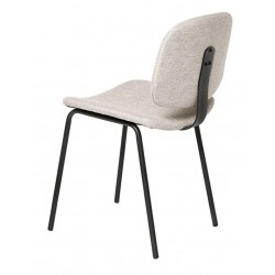 SILLA TAPIZADA WINONA CON PESPUNTE EN CRUZ