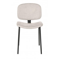 SILLA TAPIZADA WINONA CON PESPUNTE EN CRUZ