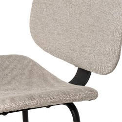 TABURETE TAPIZADO LOGAN CON PESPUNTE EN CRUZ