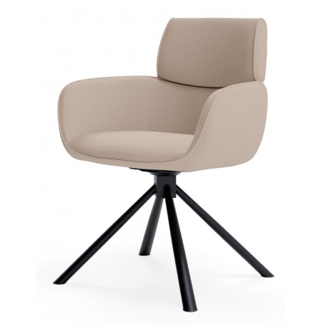 SILLA CON BRAZOS DIANE GIRATORIA