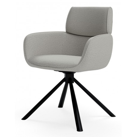 SILLA CON BRAZOS DIANE GIRATORIA