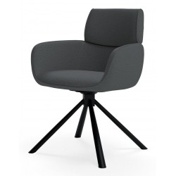 SILLA CON BRAZOS DIANE GIRATORIA