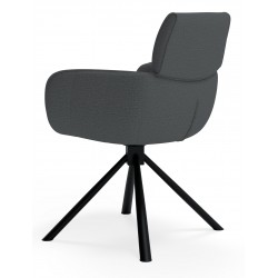 SILLA CON BRAZOS DIANE GIRATORIA