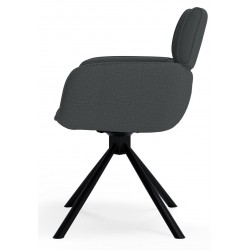 SILLA CON BRAZOS DIANE GIRATORIA