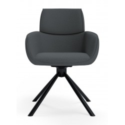 SILLA CON BRAZOS DIANE GIRATORIA