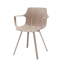 SILLA CON BRAZOS YAMAL CON PATAS DE METAL