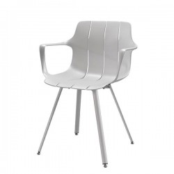 SILLA CON BRAZOS YAMAL CON PATAS DE METAL