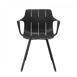 SILLA CON BRAZOS YAMAL CON PATAS DE METAL