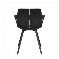 SILLA CON BRAZOS YAMAL CON PATAS DE METAL